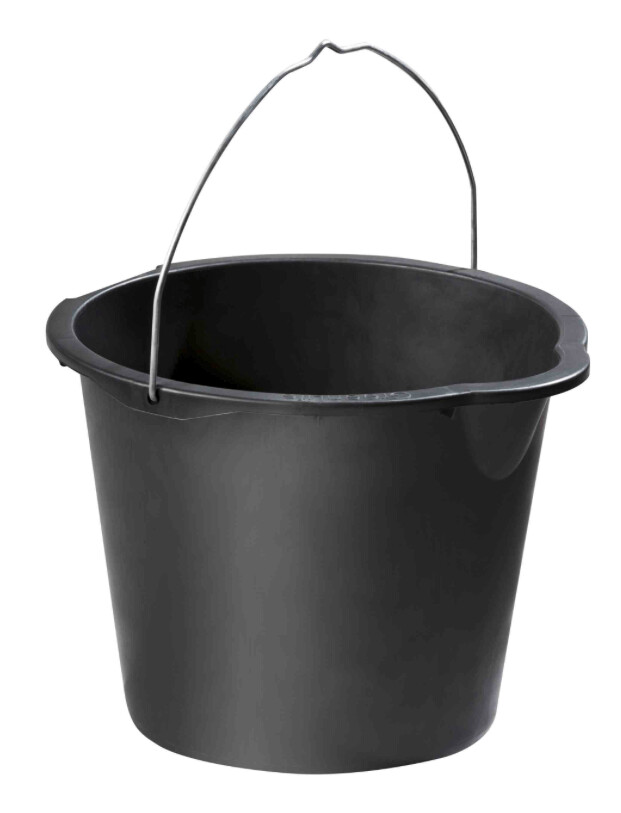 Baueimer - Schwarz