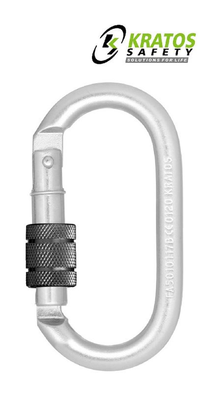 Schraub-Karabiner aus Stahl von KRATOS® Schraub-Karabiner aus Stahl von KRATOS®