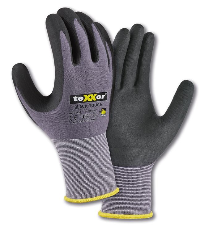 teXXor® Nylon-Strickhandschuhe BLACK TOUCH®