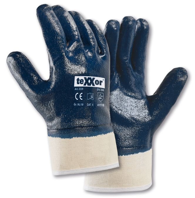 teXXor® Nitril-Handschuhe STULPE - 2339