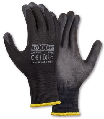 teXXor® Polyester-Strickhandschuhe 2404 – PU-beschichtet