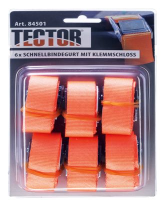 Klemmschloss - Zurrgurt - Set, 4-Teilig