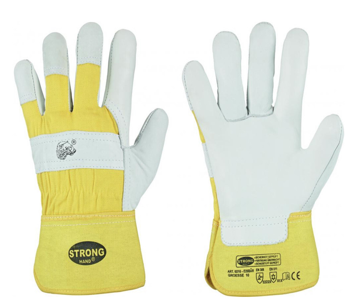Rindvollleder Handschuhe EISBÄR Stronghand® – Thermo-Arbeitshandschuhe bis -30 °C