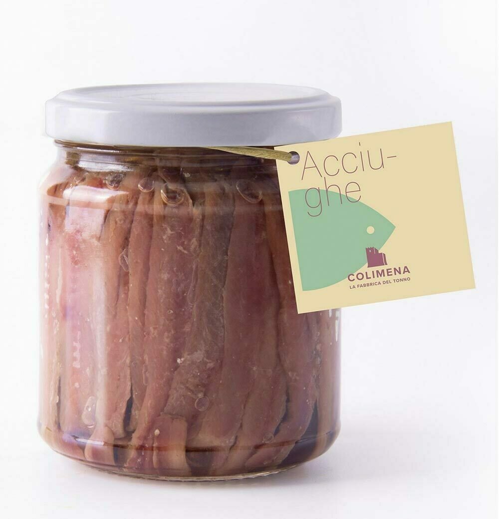 Filetti di Acciughe in Olio di Oliva  380g