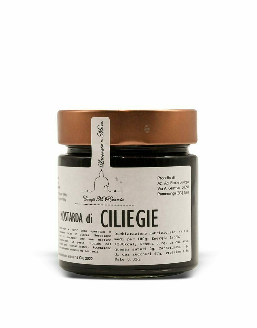 Mostarda di Ciliegie 300g Di Emilio Stroppa Pumenengo (BG)