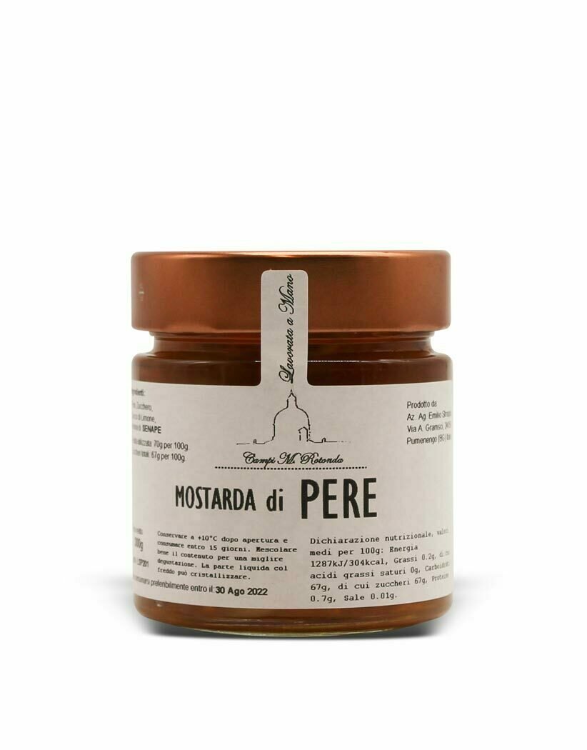 Mostarda di pere 300g Di Emilio Stroppa Pumenengo (BG)