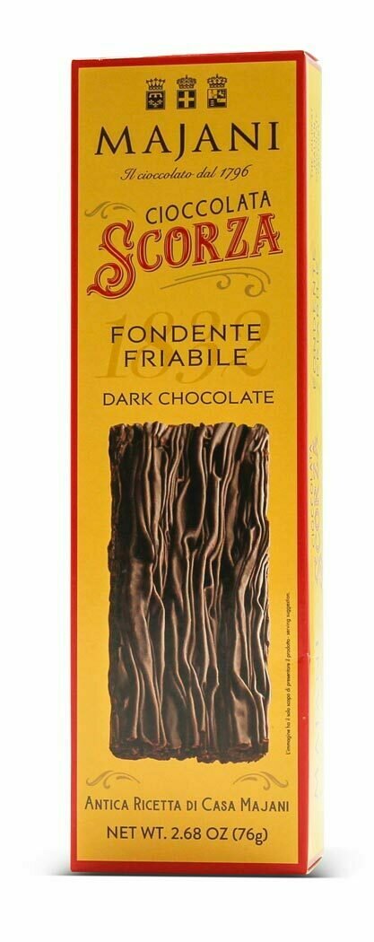 Scorza Cioccolata Fondente Friabile 76g - Majani