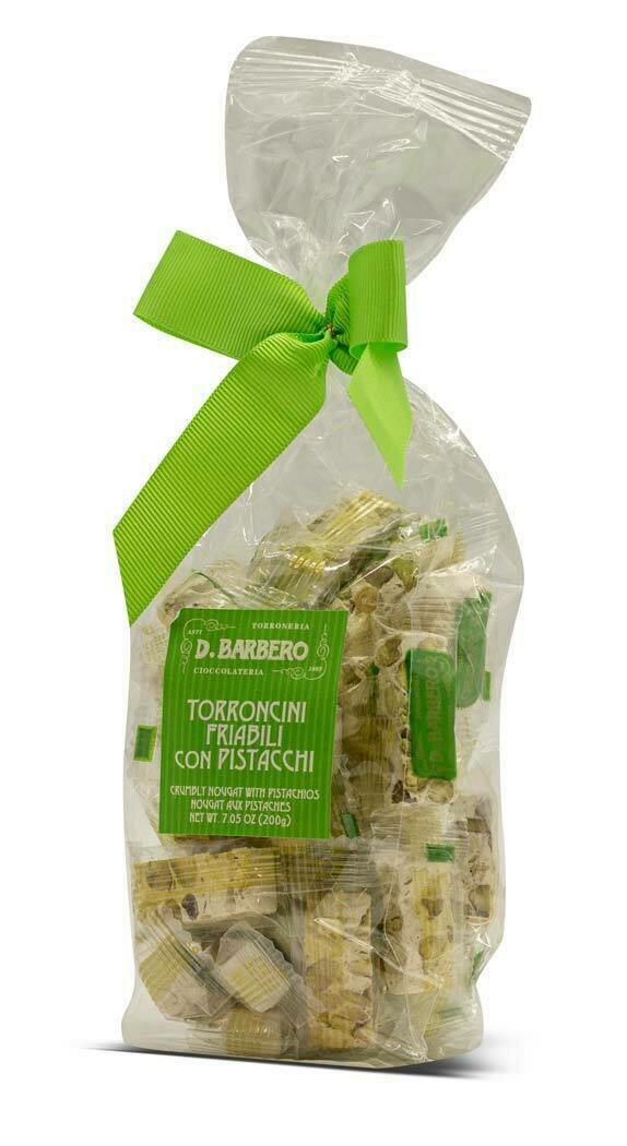 Torroncini friabili con pistacchio 200g - Barbero