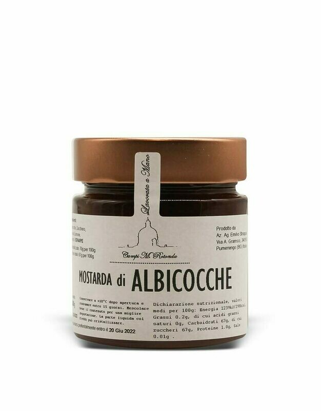 Mostarda di Albicocche 300g di Emilio Stroppa Pumenego (BG)