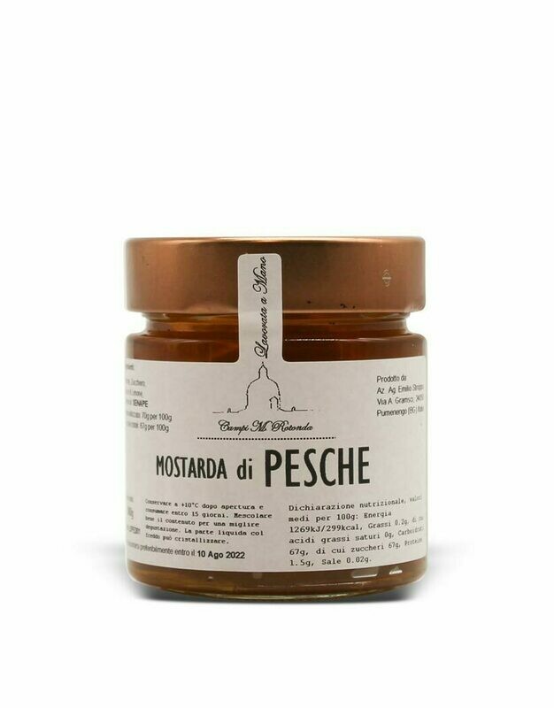 Mostarda di pesche 300g Di Emilio Stroppa Pumenengo (BG)