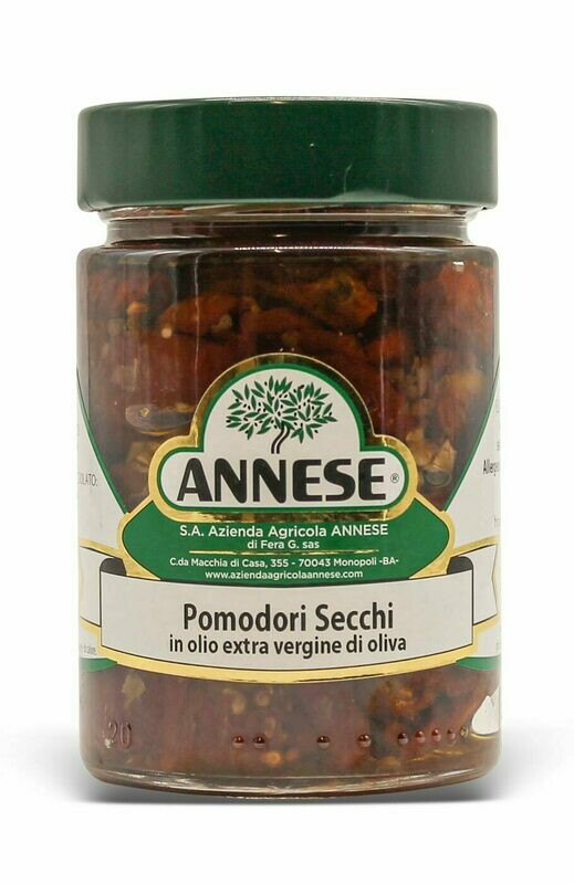 Annese Pomodori Secchi in olio extra vergine d'oliva 210 gr