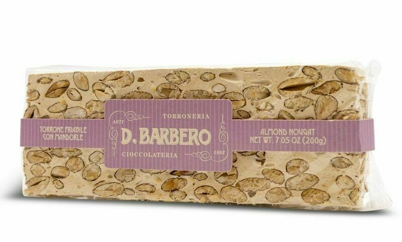 Torrone friabile con mandorle 200g - Barbero Torrone friabile con mandorle 200g - Barbero