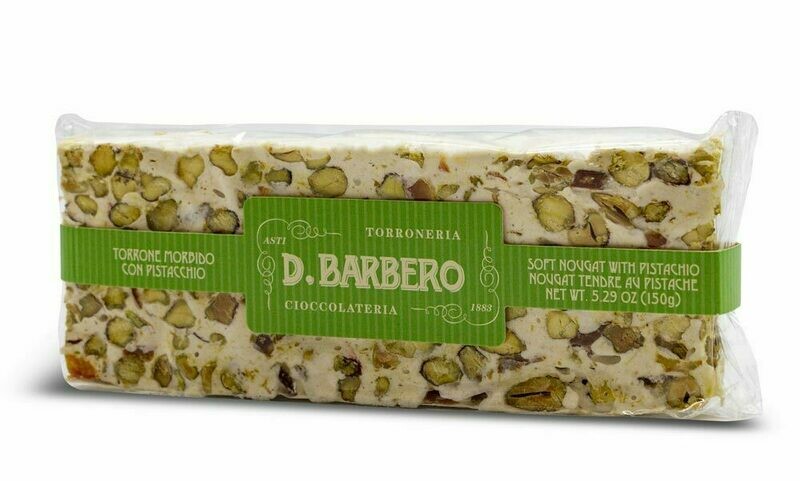 Barbero Torrone morbido con pistacchio 150 g Barbero Torrone morbido con pistacchio 150 g