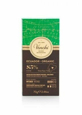 Tavoletta di Cioccolato Fondente 85% Ecuador Bio - 70g