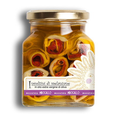 Masseria Mirogallo Involtino di Melanzane in Olio extravergine di Oliva 260g