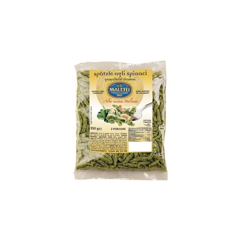 Spatzle Agli Spinaci Freschi 350g