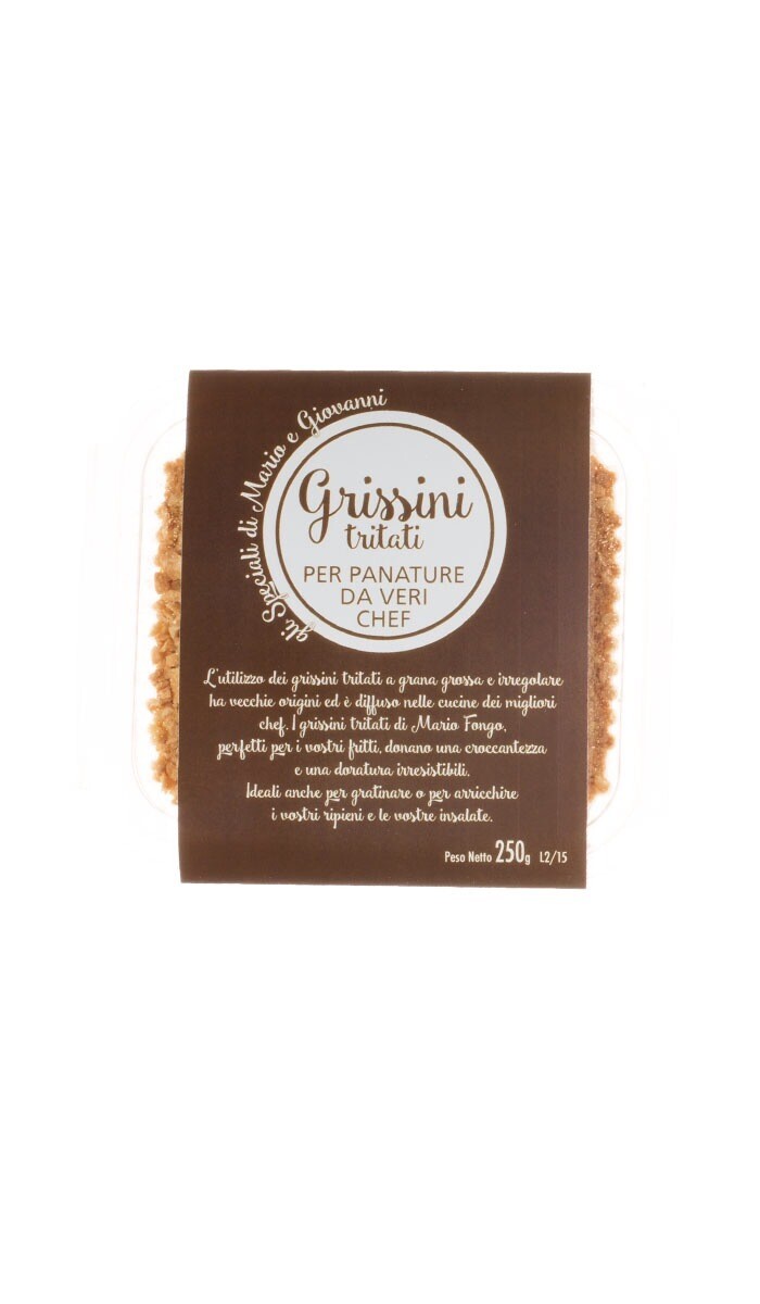 Mario Fongo Grissino grattugiato grezzo 250g