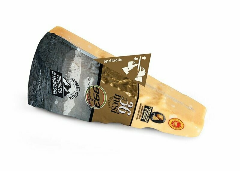 Parmigiano Reggiano 36 Mesi di Montagna  (sottovuoto termoretraibile) 500g