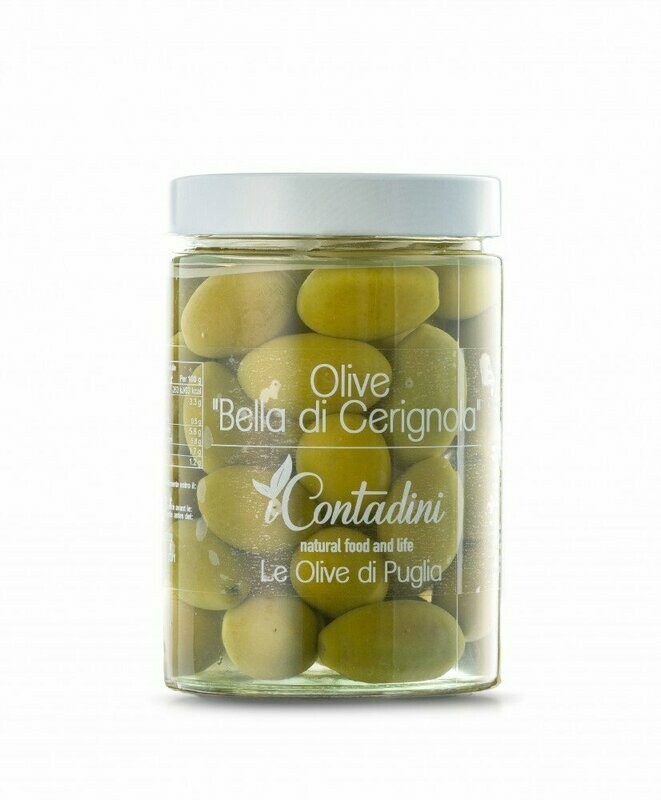 I Contadini Olive Bella Di Cerignola 550g