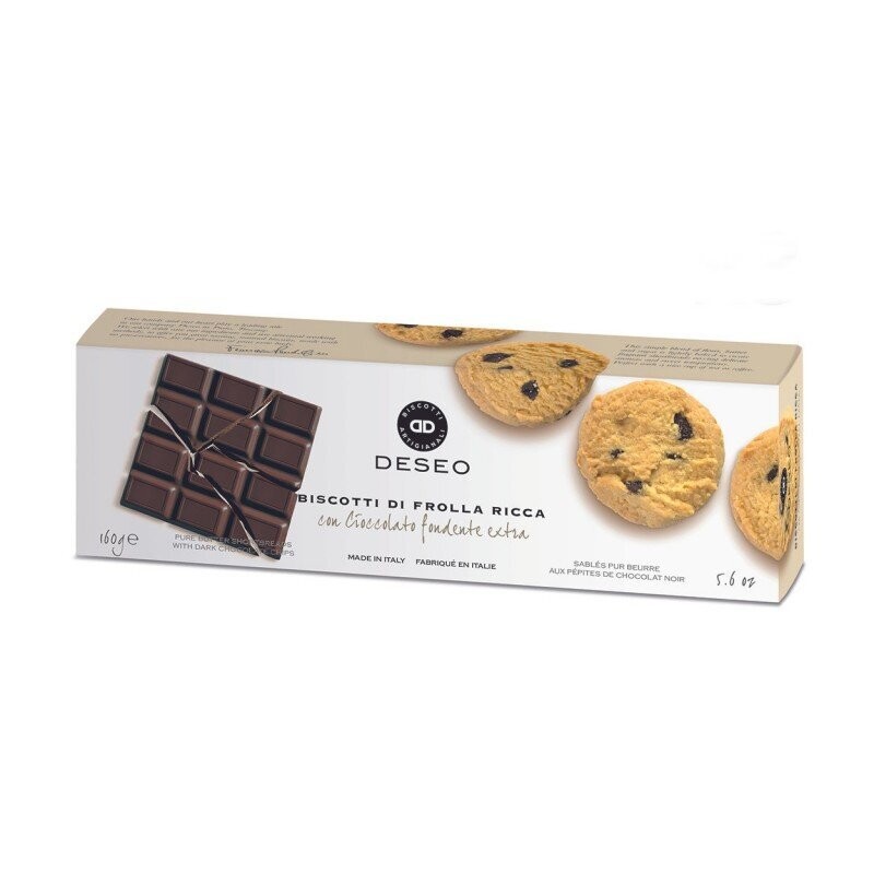 Frolla Ricca con Cioccolato fondente extra Deseo 160g