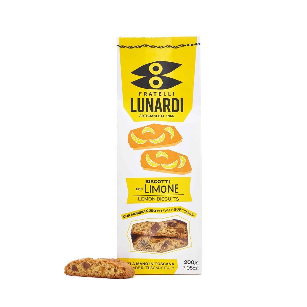 Fratelli Lunardi Biscotti Cantucci con limone 200 gr