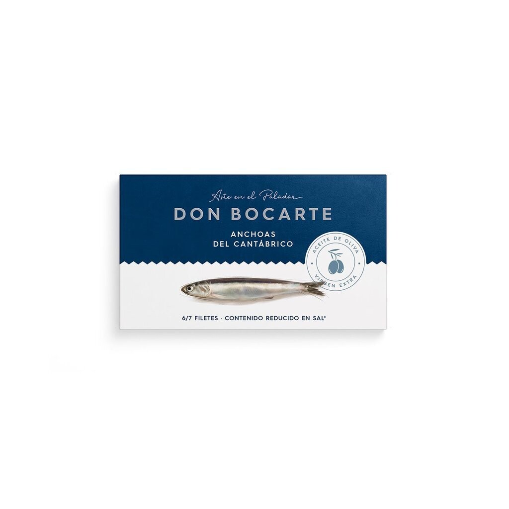 Filetti di Acciughe del Cantabrico in olio extravergine d’oliva - Don Bocarte 48g
