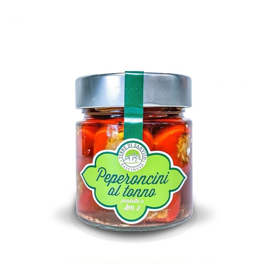 Peperoncini al tonno 260g - Terre di San Vito