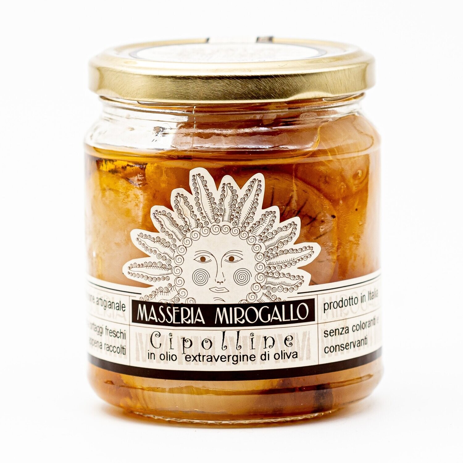 Masseria Mirogallo Cipolline in olio extravergine d'oliva 280g