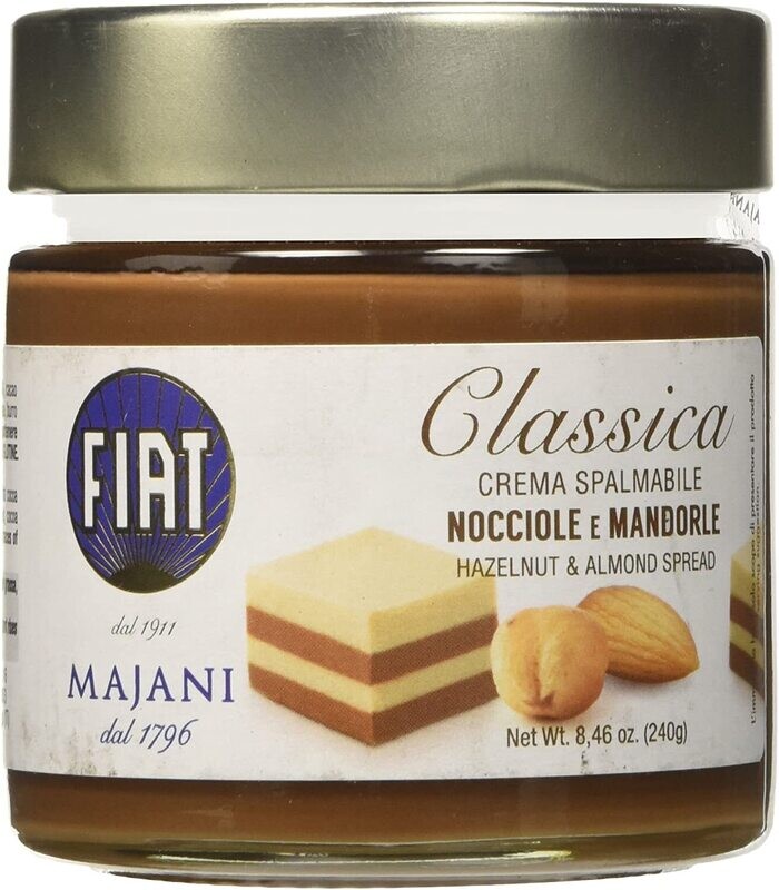 Fiat Crema classica Nocciole e Mandorle 240g - Majani