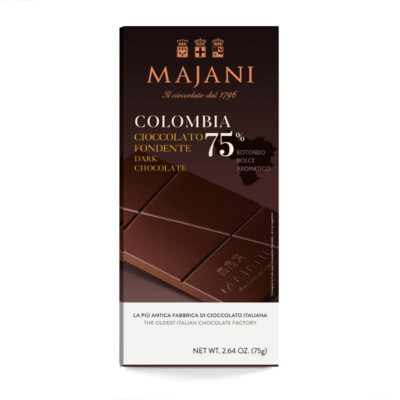 Colombia Tavoletta di Cioccolato Fondente 75% 75g - Majani
