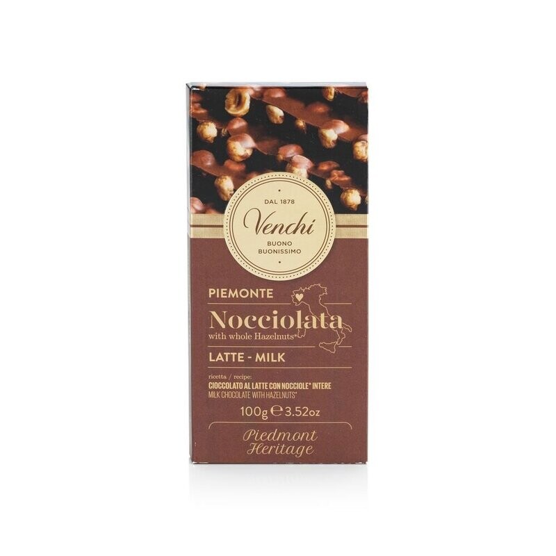 Venchi Tavoletta Nocciolata al Latte 100g