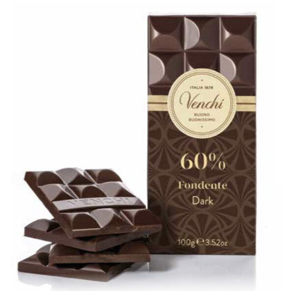 Tavoletta Di Cioccolato Fondente 60%  100g - Venchi