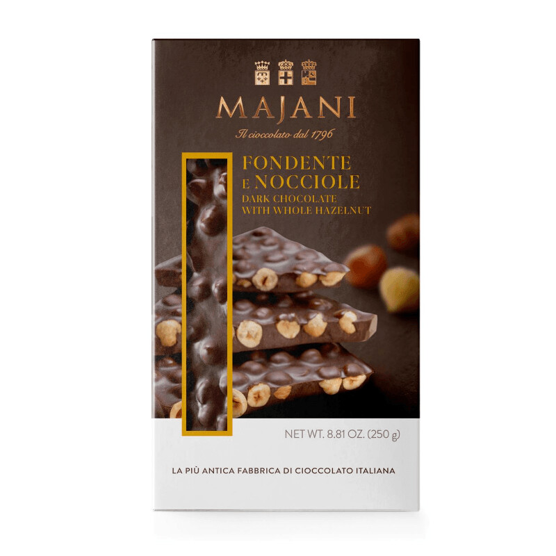 Maxi Tavoletta Fondente e Nocciole 250g- Majani