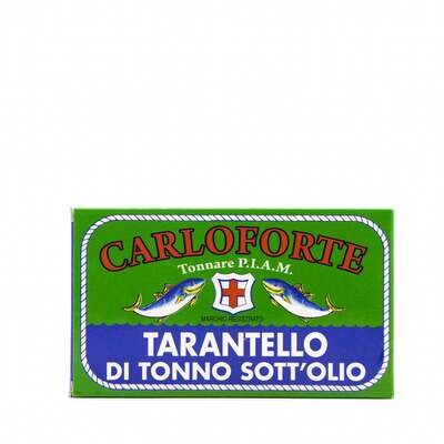 Tarantello di tonno sott'olio 170g - Carloforte