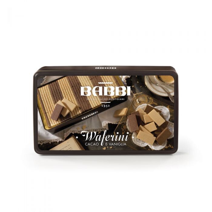 Waferini Piccoli Piaceri Cacao e Vaniglia 250g - Babbi