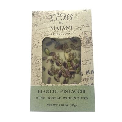Cioccolato Bianco e Pistacchi 115g - Majani