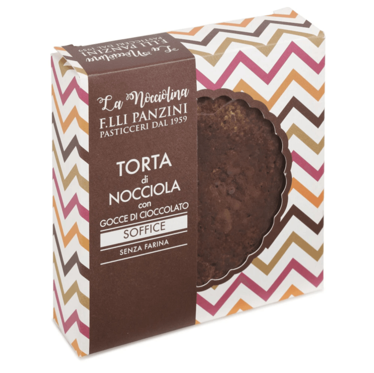 Torta di Nocciola con Gocce di Cioccolato 240g - F.lli Panzini