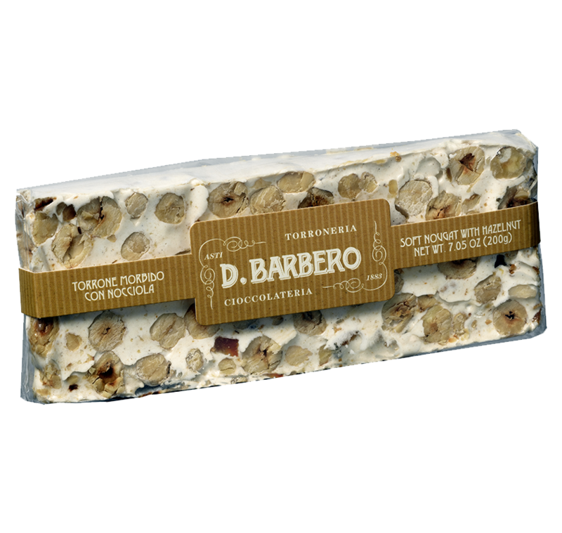 Barbero Torrone morbido con nocciola 200g Barbero Torrone morbido con nocciola 200g
