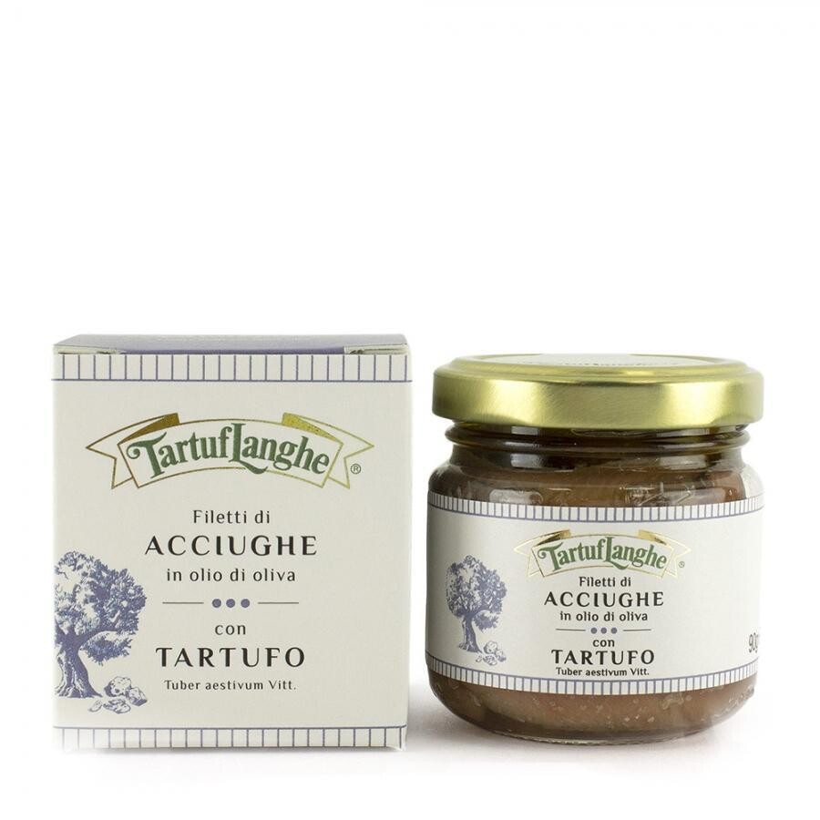 Filetti di Acciughe con Tartufo 90g - Tartuflanghe