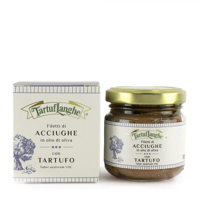 Filetti di Acciughe con Tartufo 90g - Tartuflanghe