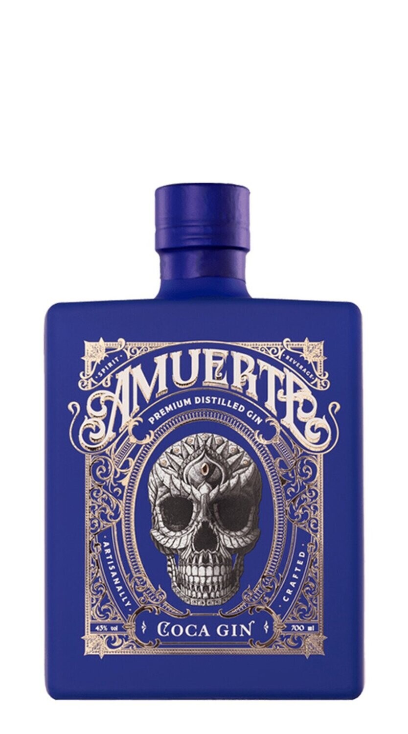 Gin 'Coca Leaf Blue' 70cl - Amuerte