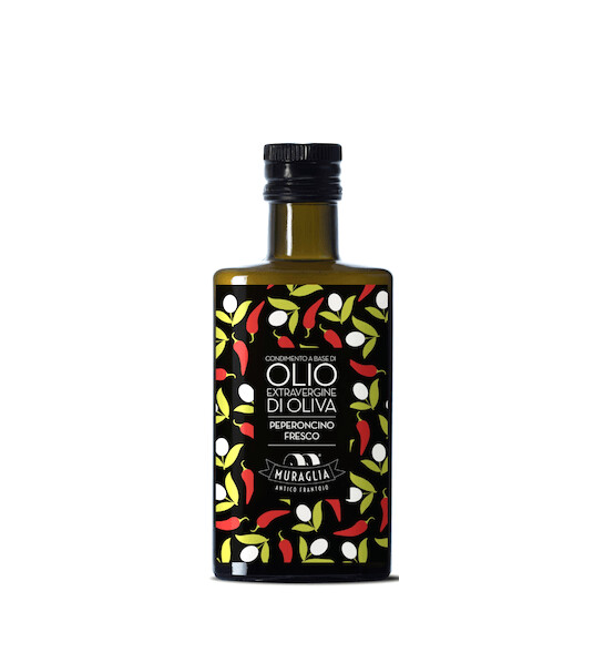 Olio Extravergine di Oliva al Peperoncino 200ml - Muraglia