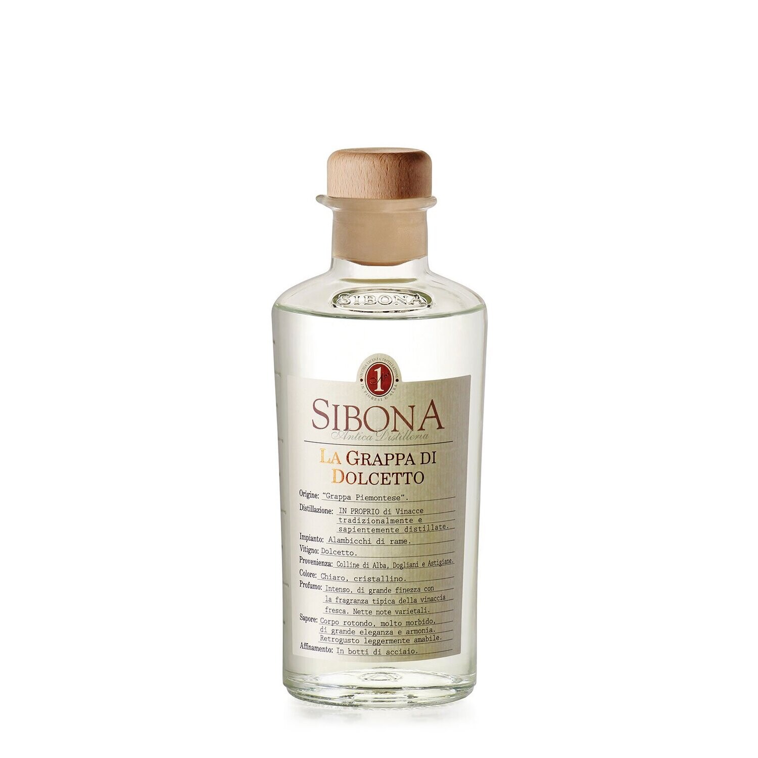 La Grappa di Dolcetto 50cl - Sibona