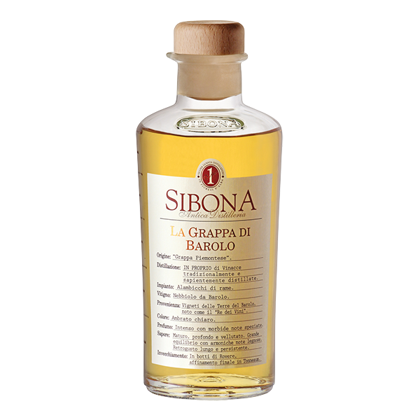La Grappa di Barolo Sibona 200 ml - vol 40 %