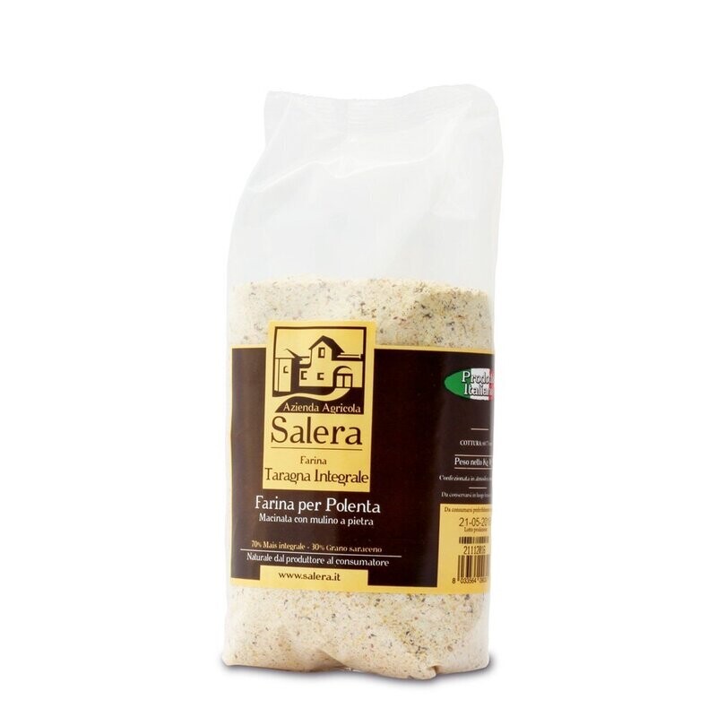 Farina per polenta Taragna Integrale 1000g - Salera
