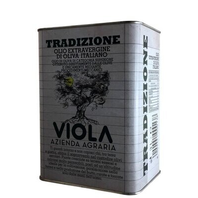 Olio Extra Vergine di Oliva “TRADIZIONE" latta 3L - Viola