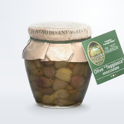 Olive "Taggiasca" snocciolate in olio EVO 180g - Frantoio di Sant'Agata d'Oneglia