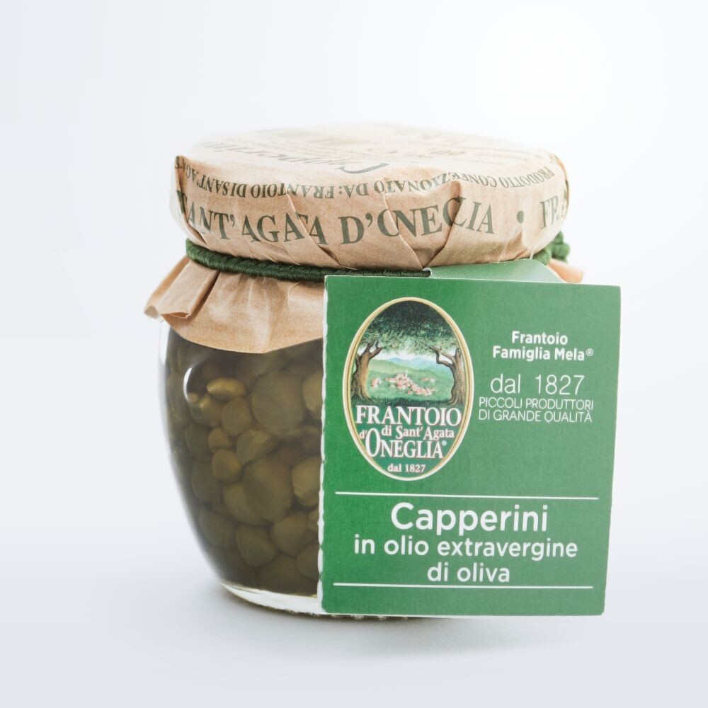Capperi in aceto di vino 90g - Frantoio di Sant'Agata d'Oneglia