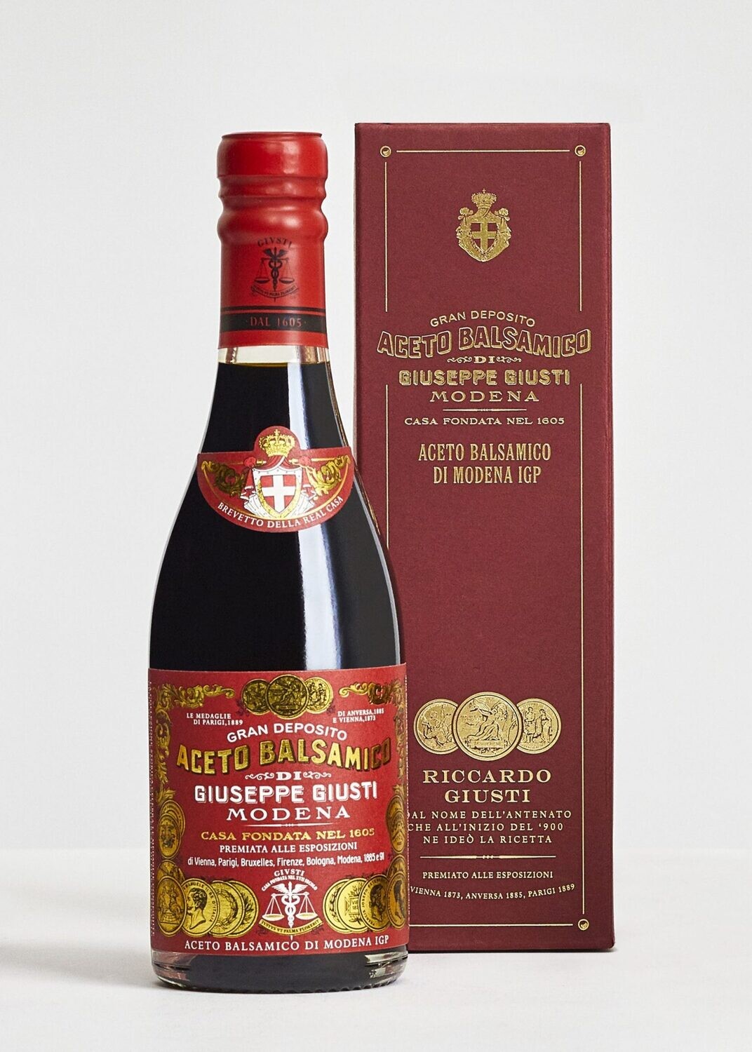 Giusti Aceto Balsamico di Modena 3 MEDAGLIA D'ORO CHAMPAGNOTTA  250 ml