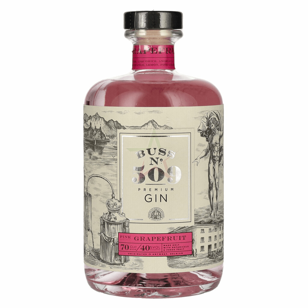Buss N°509 PINK GRAPEFRUIT Belgium Flavor Gin Author Collection 2015
